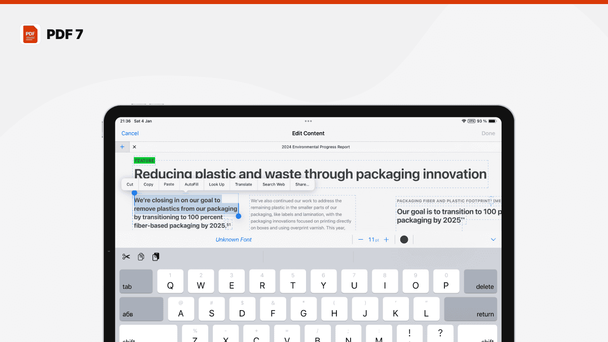 modifier un pdf sur ipad